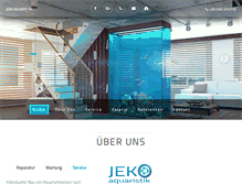 Tablet Screenshot of jeko-aquaristik.de